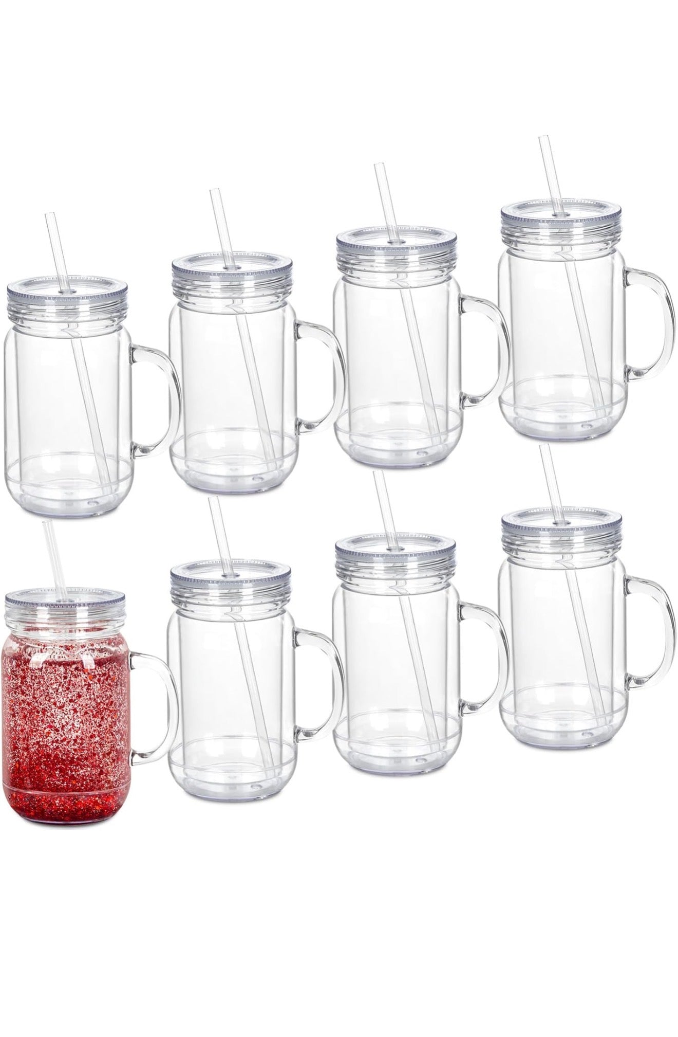 Custom 20 oz Acrylic Cup with Handle