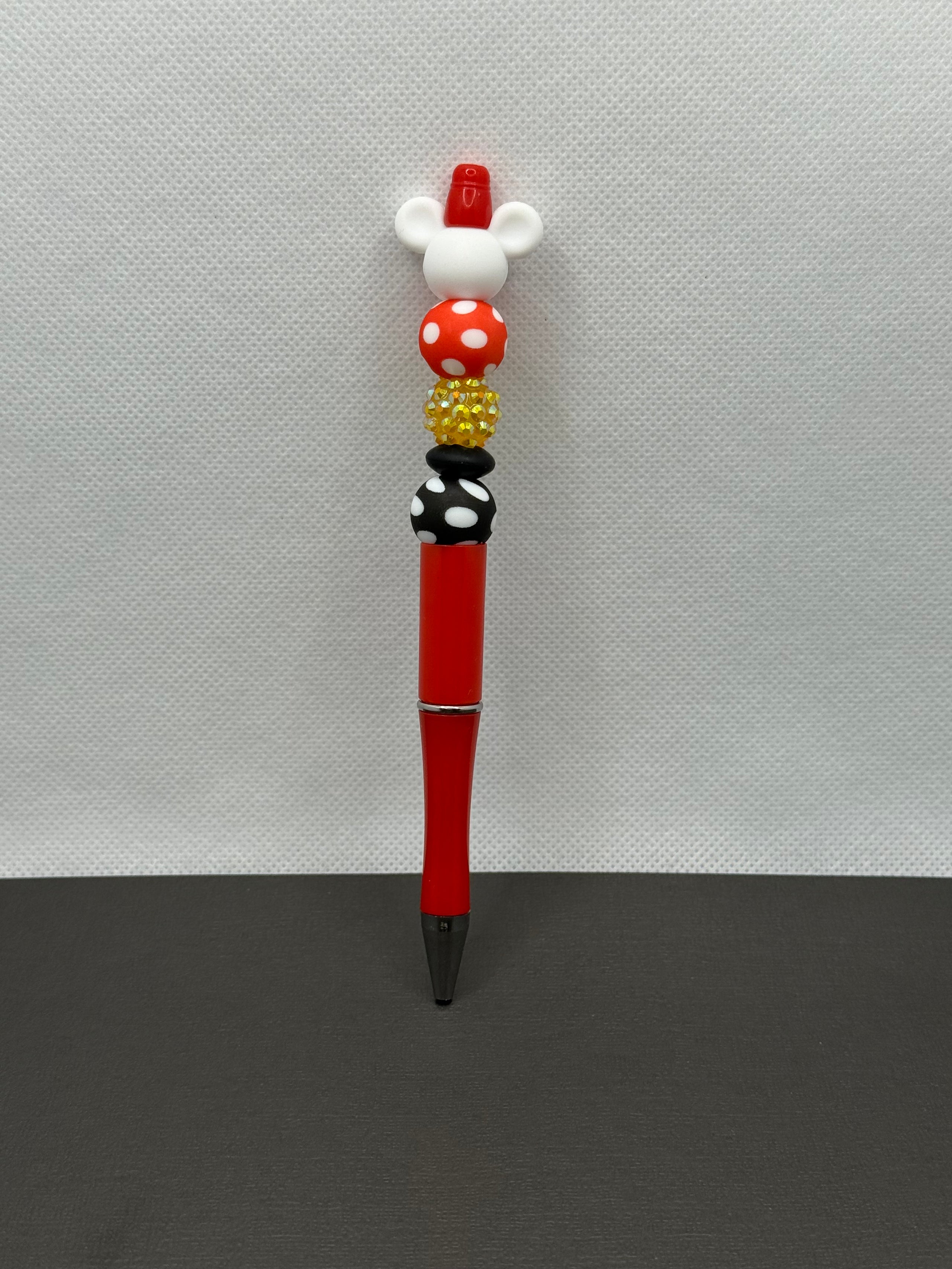 Beaded Mickey Mouse Pen