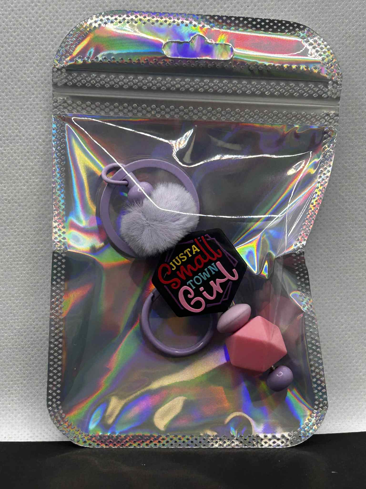 Just a Small Town Girl Keychain