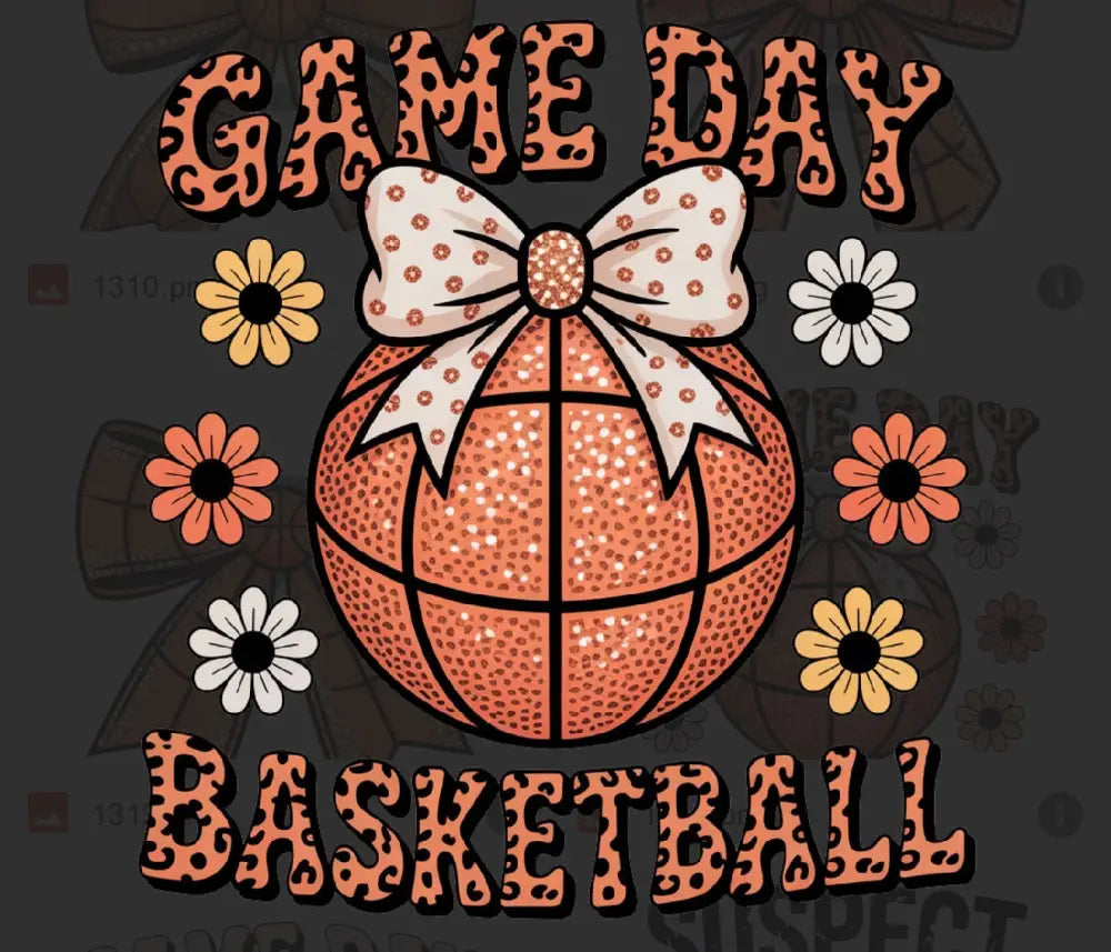 Tshirt Dtfs Game Day Basketball