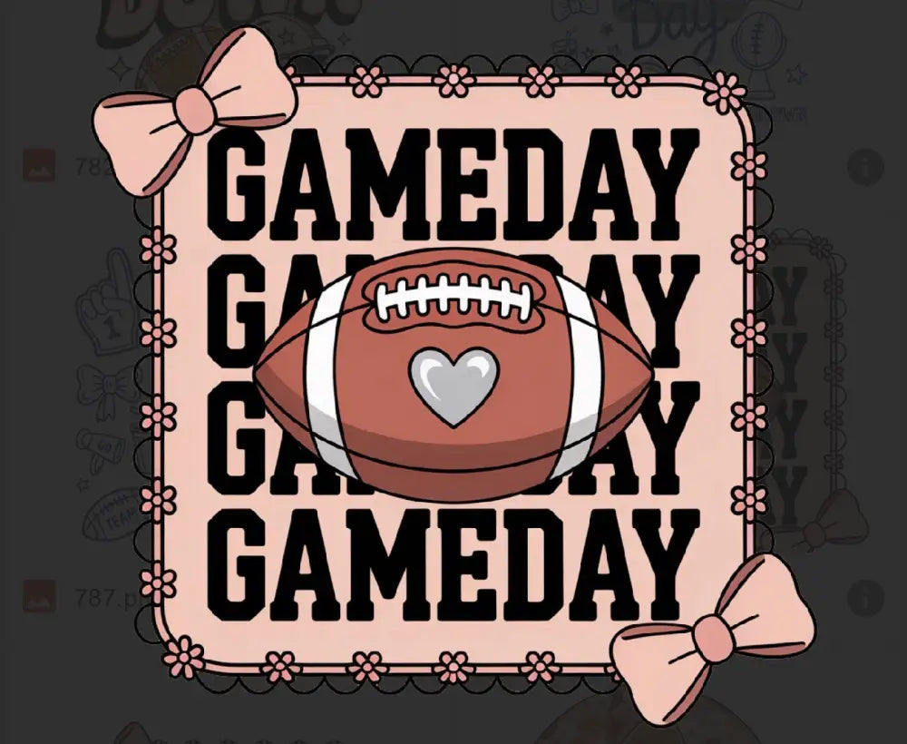 Tshirt Dtfs Game Day Football 2