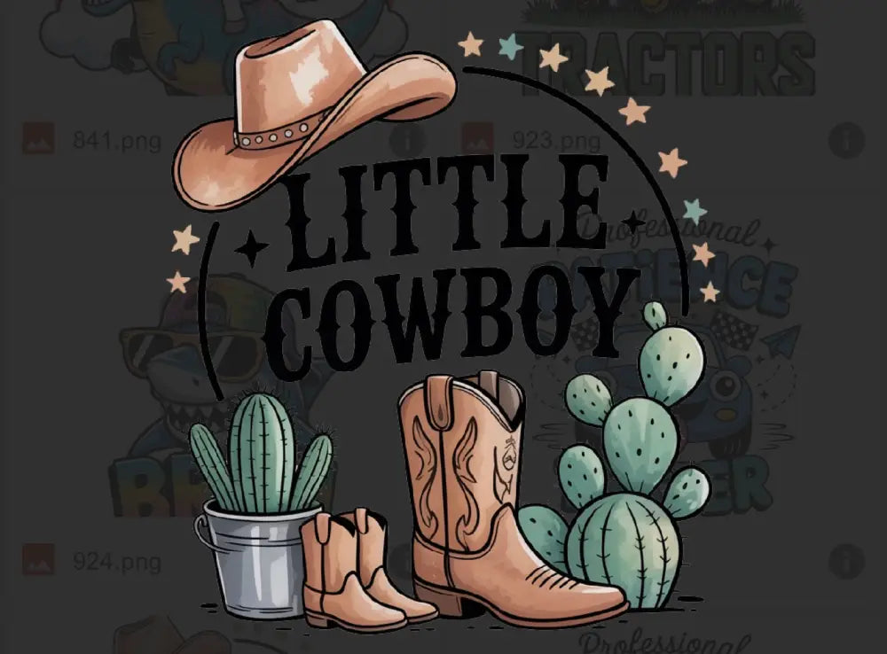 Tshirt Dtfs Little Cowboy