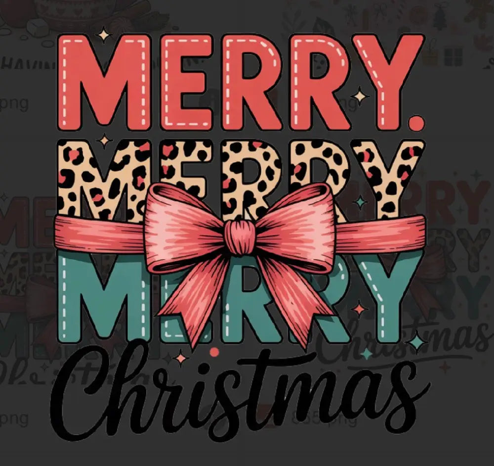 Tshirt Dtfs Merry merry merry