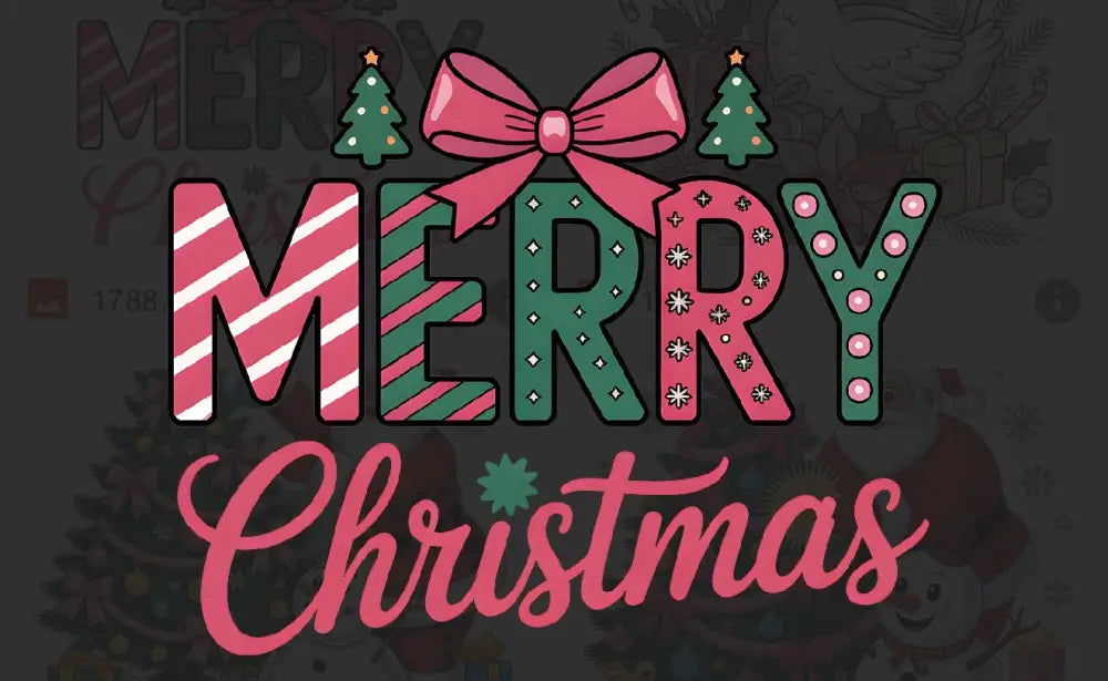 Tshirt Dtfs Merry Christmas 1