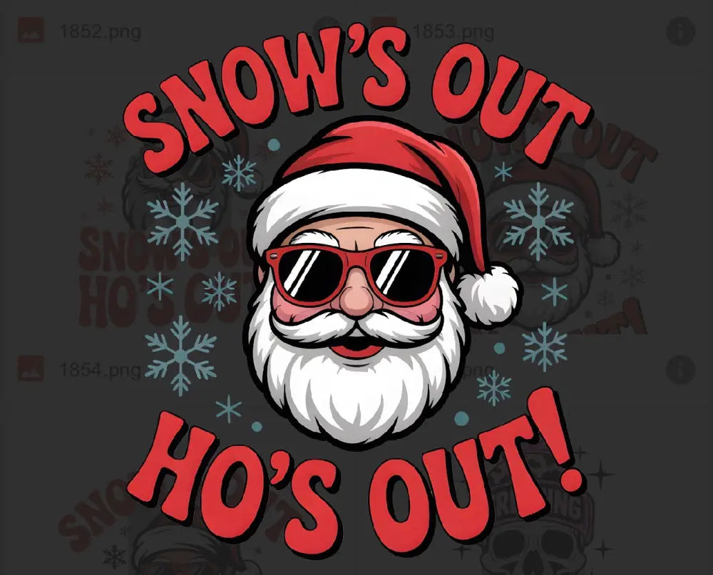 Tshirt Dtfs Snows out