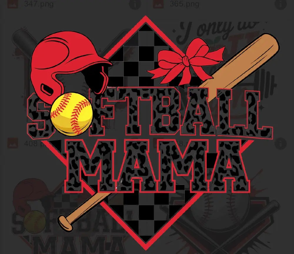 Tshirt Dtfs Softball Mama