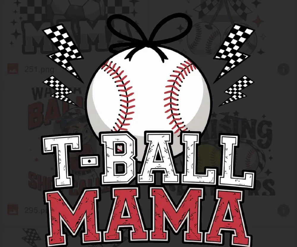 Tshirt Dtfs T-Ball Mama